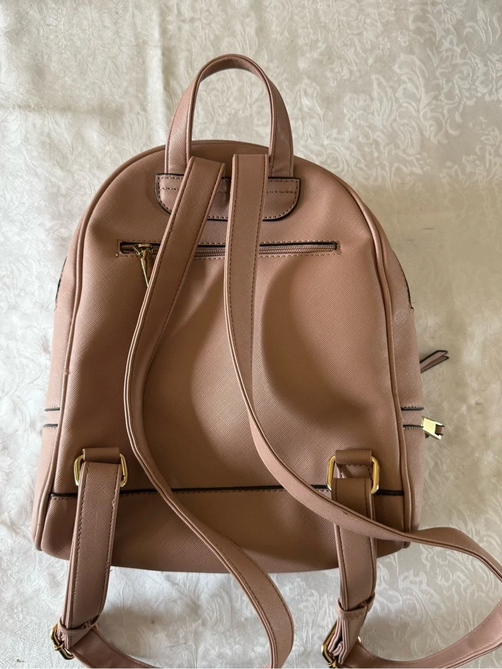Classic Blush Pink Women’s Mini Backpack